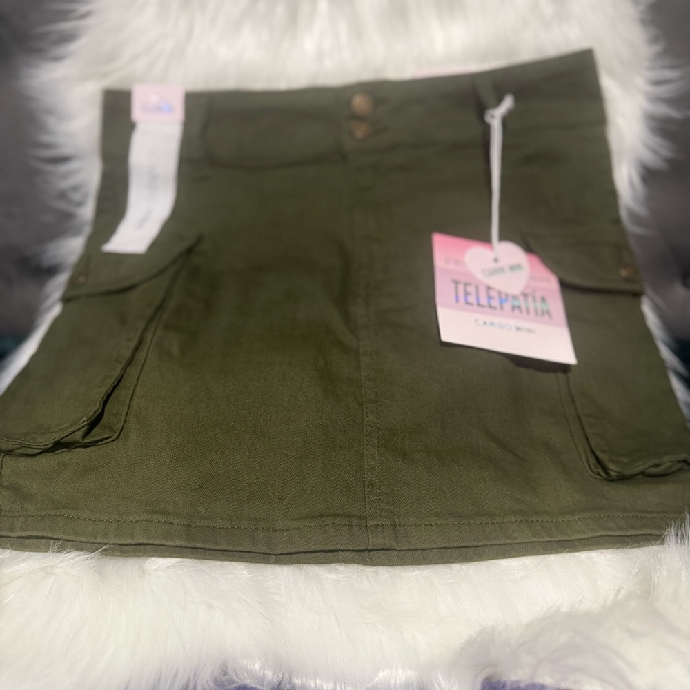 Olive Mini Skirt
